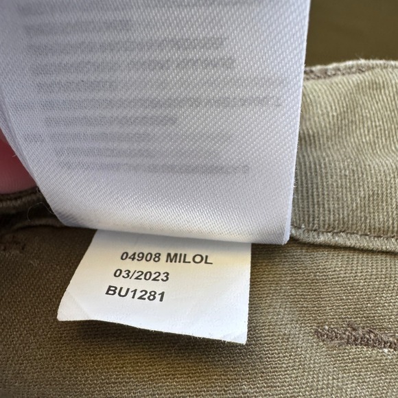 Brixton‎ Alameda Relaxed Carpenter Pants Olive Green Size 25 Womens Utility Edgy - Picture 11 of 16